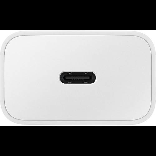Зарядний пристрій мережевий Samsung 15Вт USB-С, кабель USB-C > USB-C, 1м, білий