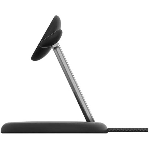 Зарядний пристрій бездротовий Belkin 3в1 Magnetic Adjustable Pad Qi2 15Вт, чорний