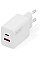 Зарядний пристрій DIGITUS 1хUSB-C, 1хUSB-A, 20W