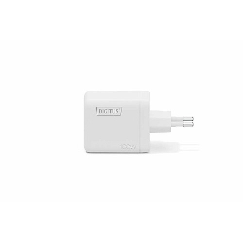 Зарядний пристрій DIGITUS GaN 2хUSB-C, 1хUSB-A, 100W