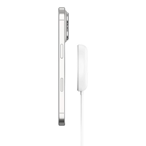 Зарядний пристрій бездротовий Belkin UltraCharge Magnetic Kickstand 15Вт, білий