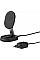 Зарядний пристрій бездротовий Belkin 15Вт Magnetic Stand Qi2, адаптер 20Вт USB-C, чорний