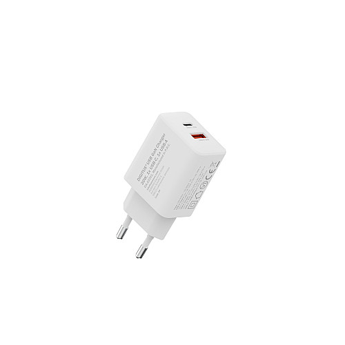 Зарядний пристрій DIGITUS GaN 1хUSB-C, 1хUSB-A, 30W
