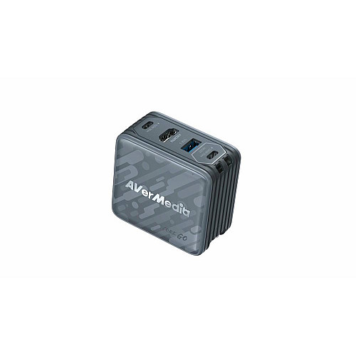 Зарядное устройство AVerMedia GC313 CORE GO 100Вт 2хUSB-С, 1хUSB-A, 1xHDMI, черный