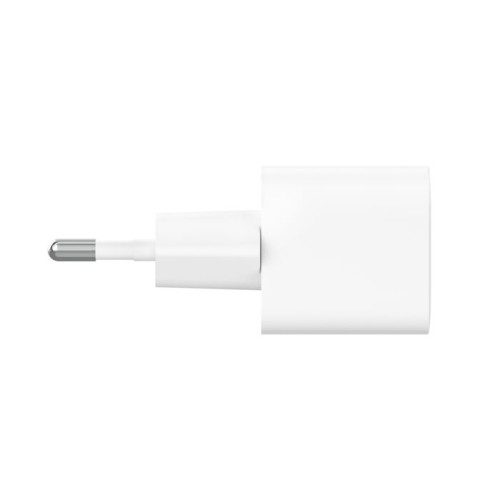 Зарядний пристрій мережевий Belkin 25Вт USB-С PD PPS, кабель USB-С > USB-C, 1м, PVC, білий