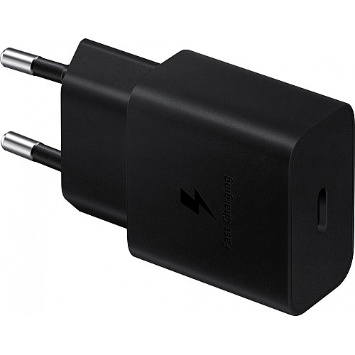 Зарядний пристрій мережевий Samsung 15Вт USB-С, чорний