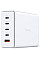 Зарядний пристрій мережевий D-Link DCF-241 240Вт GaN 4хUSB-С, 1xUSB-A, білий