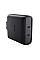 Зарядний пристрій мережевий Trust Maxo 100Вт, GaN, 2xUSB-C ,PD/PPS, чорний