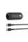 Зарядний пристрій автомобільний Belkin 30Вт USB-C PD PPS, кабель USB-C > USB-C, 1м, чорний