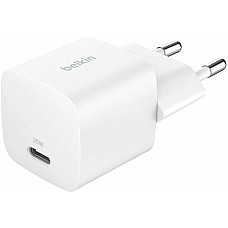 Зарядний пристрій мережевий Belkin 25Вт USB-С PD PPS, білий