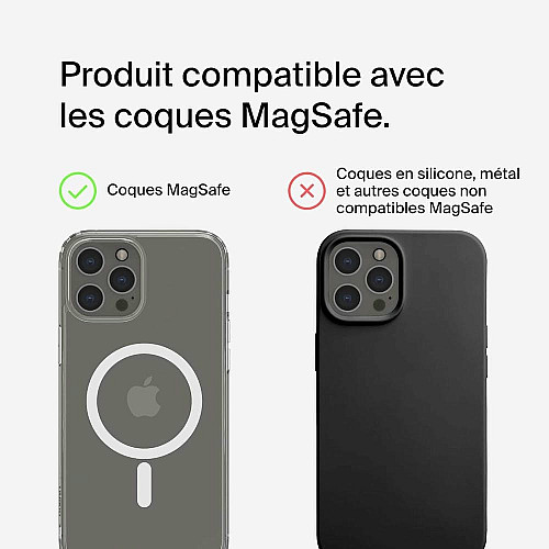 Зарядний пристрій бездротовий Belkin 3в1 Magnetic Pad Qi2 15Вт, чорний