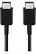 Зарядний пристрій мережевий Samsung 15Вт USB-С, кабель USB-C > USB-C, 1м, чорний