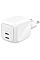 Зарядний пристрій мережевий Belkin 67Вт 2хUSB-С GAN PD PPS, білий