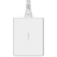 Зарядний пристрій мережевий Belkin 108Вт 2хUSB-С GAN PD PPS/2хUSB-A, білий