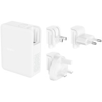 Зарядний пристрій мережевий Belkin 140Вт 3хUSB-С GAN PD PPS, USB-A, білий