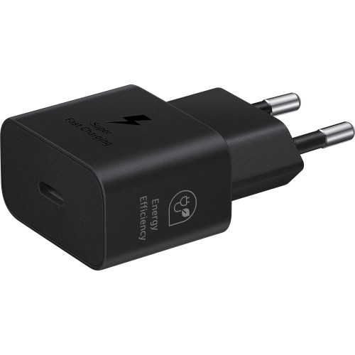 Зарядний пристрій мережевий Samsung 25Вт USB-С, чорний