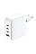 Зарядний пристрій мережевий D-Link DCF-141 140Вт GaN 3хUSB-С, 1xUSB-A, білий