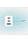 Зарядний пристрій мережевий D-Link DCP-651 65Вт GaN 2хUSB-С, 1xUSB-A, білий