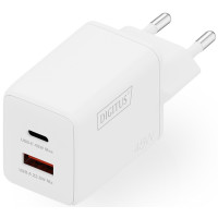 Зарядний пристрій DIGITUS GaN 1хUSB-C, 1хUSB-A, 45W