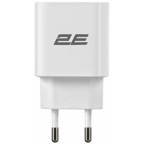 Зарядний пристрій мережевий 2E 25Вт USB-C PD, білий