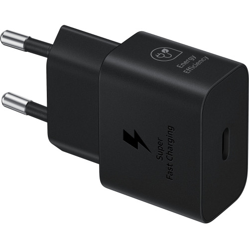 Зарядний пристрій мережевий Samsung 25Вт USB-С, чорний