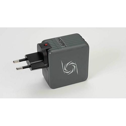 Зарядное устройство AVerMedia GC313 CORE GO 100Вт 2хUSB-С, 1хUSB-A, 1xHDMI, черный