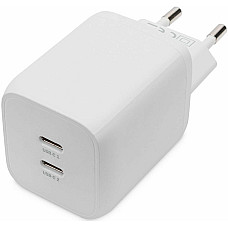 Зарядний пристрій DIGITUS 2хUSB-C, 65W, GaN