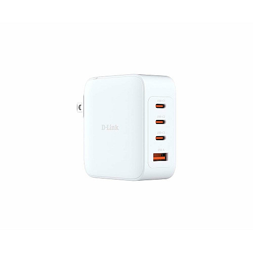 Зарядний пристрій мережевий D-Link DCF-141 140Вт GaN 3хUSB-С, 1xUSB-A, білий