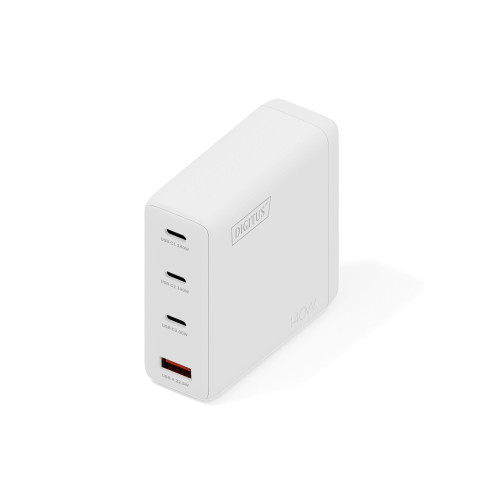 Зарядний пристрій DIGITUS GaN 3хUSB-C, 1хUSB-A, 140W