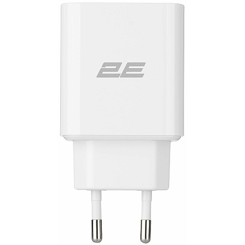 Зарядний пристрій мережевий 2E 20Вт USB-C PD, білий