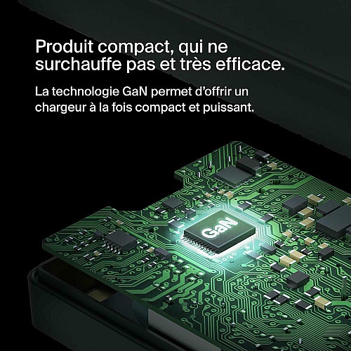 Зарядное устройство сетевое Belkin 100Вт USB-С GAN PD PPS, кабель USB-C 2м, черный OEM