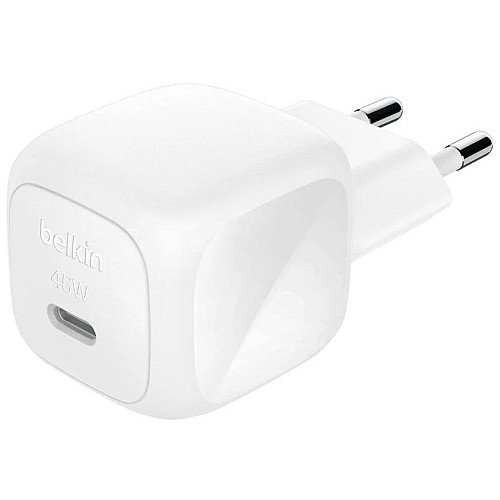 Зарядний пристрій мережевий Belkin 45Вт USB-С PD PPS, білий