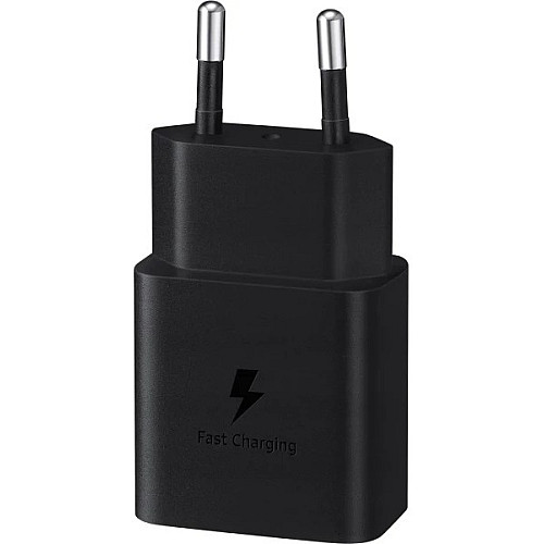 Зарядний пристрій мережевий Samsung 15Вт USB-С, чорний