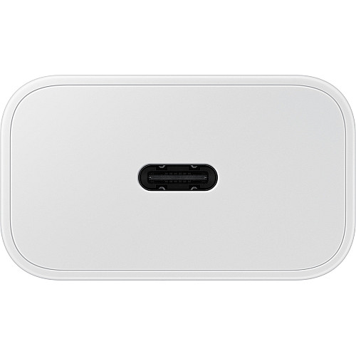 Зарядний пристрій мережевий Samsung 25Вт USB-С, кабель USB-C > USB-C, 1м, білий