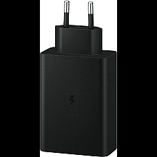 Зарядний пристрій мережевий Samsung 65Вт 2xUSB-С PD PPS/USB-A, чорний