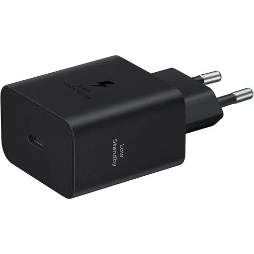 Зарядний пристрій бездротовий Samsung 25Вт Magnetic Wireless, адаптер 45Вт USB-C, сірий темний