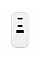Зарядное устройство сетевое 2E 65Вт GaN 2хUSB-C/USB-A, PD/QC, белый