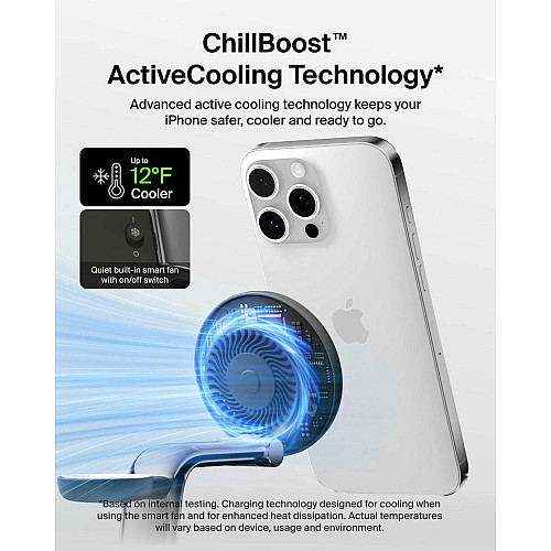 Зарядний пристрій бездротовий Belkin UltraCharge Pro 3в1 Magnetic Charging Dock 25Вт, Charcoal