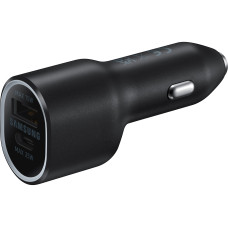 Зарядний пристрій автомобільний Samsung 40Вт USB-A/USB-C, чорний