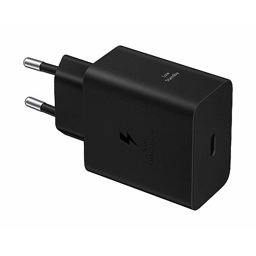 Зарядний пристрій мережевий Samsung 60Вт USB-С PD PPS, чорний