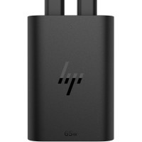 Зарядний пристрій мережевий HP 65W 2хUSB-C, кабель USB-C > USB-C, 1м, чорний