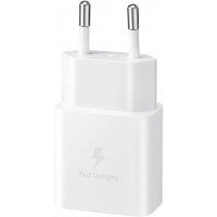 Зарядний пристрій мережевий Samsung 15Вт USB-С, білий