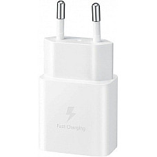 Зарядний пристрій мережевий Samsung 15Вт USB-С, білий