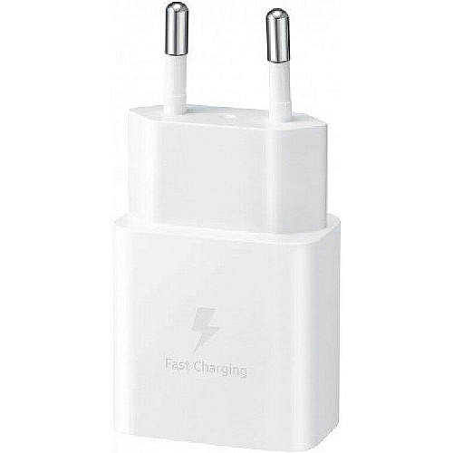 Зарядний пристрій мережевий Samsung 15Вт USB-С, білий
