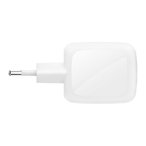 Зарядний пристрій мережевий Belkin 67Вт 2хUSB-С GAN PD PPS, білий