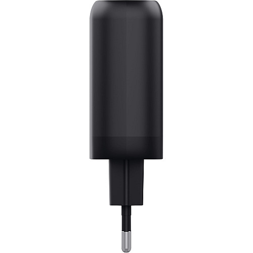 Зарядний пристрій мережевий Trust Maxo 65Вт, 2xUSB-C PD, чорний
