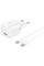 Зарядний пристрій мережевий Belkin 25Вт USB-С PD PPS, кабель USB-С > USB-C, 1м, PVC, білий