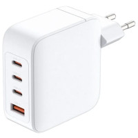 Зарядний пристрій мережевий D-Link DCF-141 140Вт GaN 3хUSB-С, 1xUSB-A, білий
