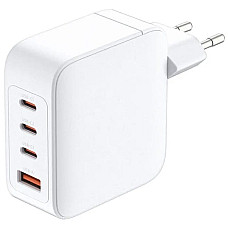 Зарядний пристрій мережевий D-Link DCF-141 140Вт GaN 3хUSB-С, 1xUSB-A, білий