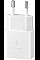 Зарядний пристрій мережевий Samsung 15Вт USB-С, кабель USB-C > USB-C, 1м, білий